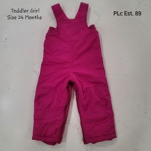 Snow Bib Toddler Girl Size 24 Months